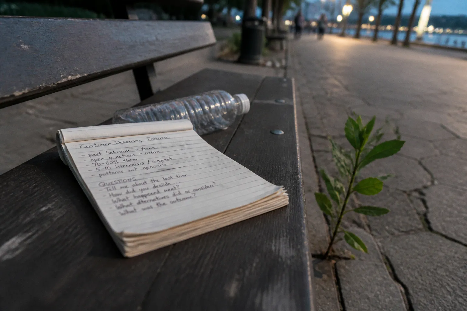 Climate problem discovery: a 5-minute interview script