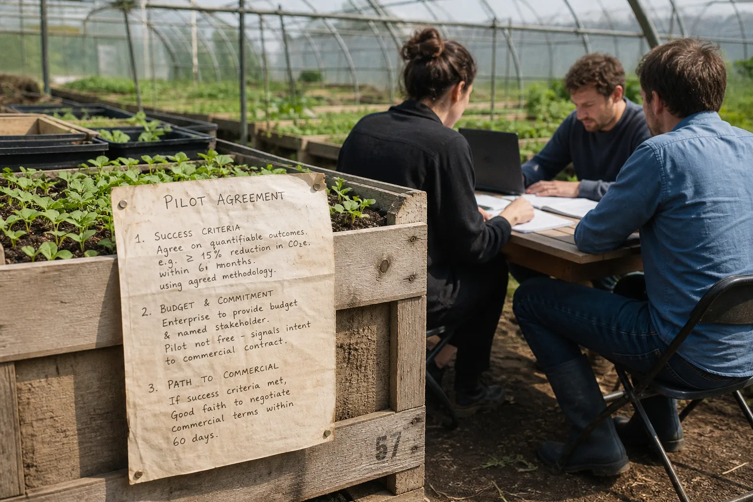 Climate startup pilots: a three-clause contract fix